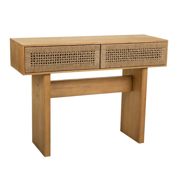 MADURA CONSOLE TABLE | 2 DOORS | NATURAL 110X36X77CM