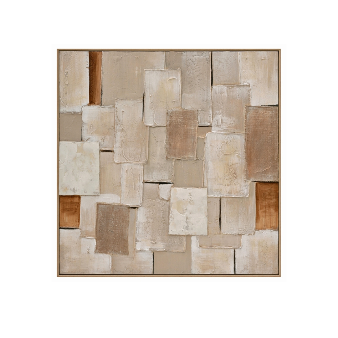 ARENISCA ABSTRACT PAINTING | 82X82CM