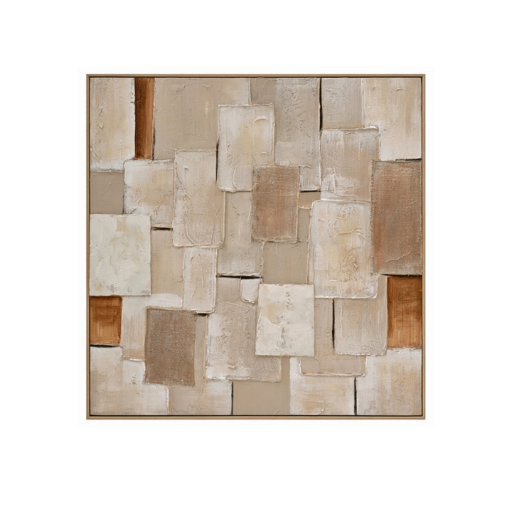 ARENISCA ABSTRACT PAINTING | 82X82CM