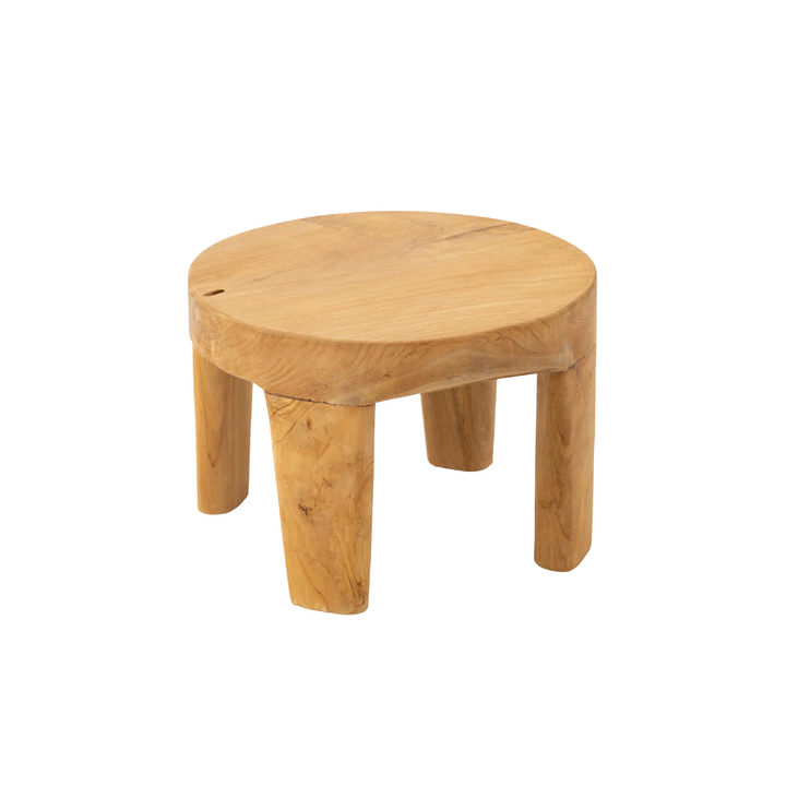 Single large Rurutu Coffee Table displayed as a standalone accent with natural teak tones.