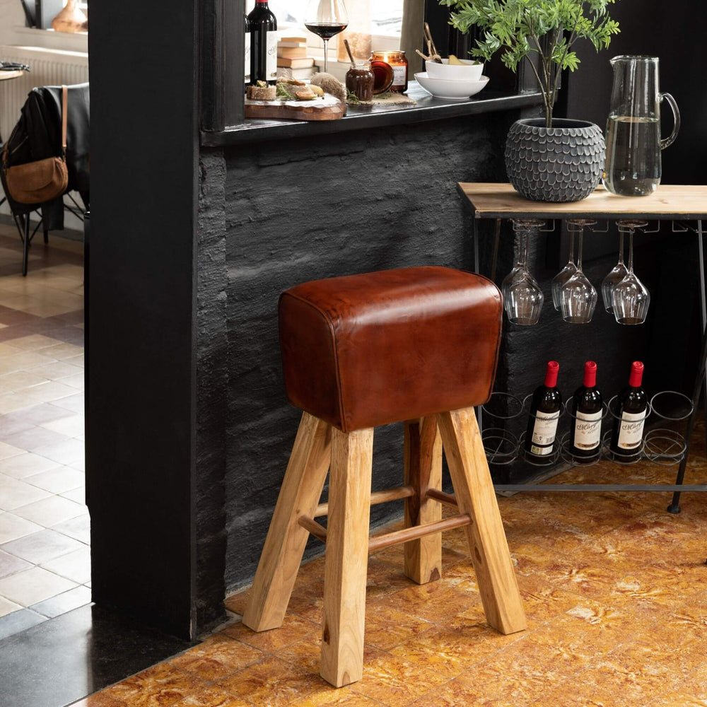 Rock Bar Stool styled in a kitchen bar setting