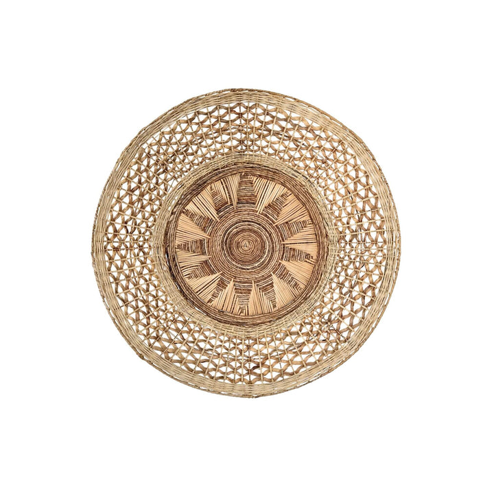 Large size of Sarakiniko Wall Deco Plate displayed for a natural wall décor look
