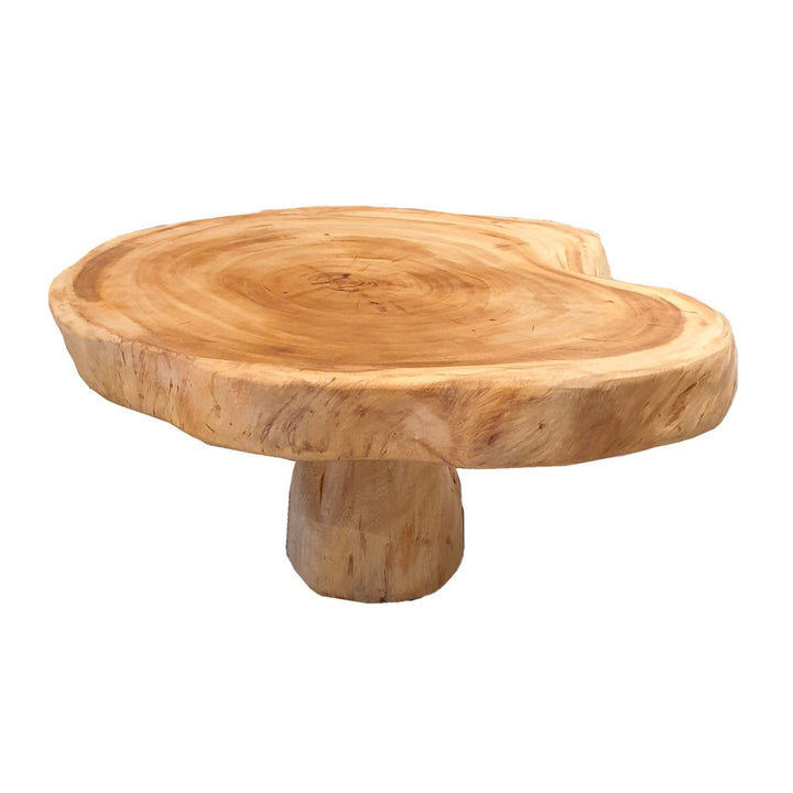 SAVU SUAR WOOD COFFEE TABLE | NATURAL DIA80/100CM