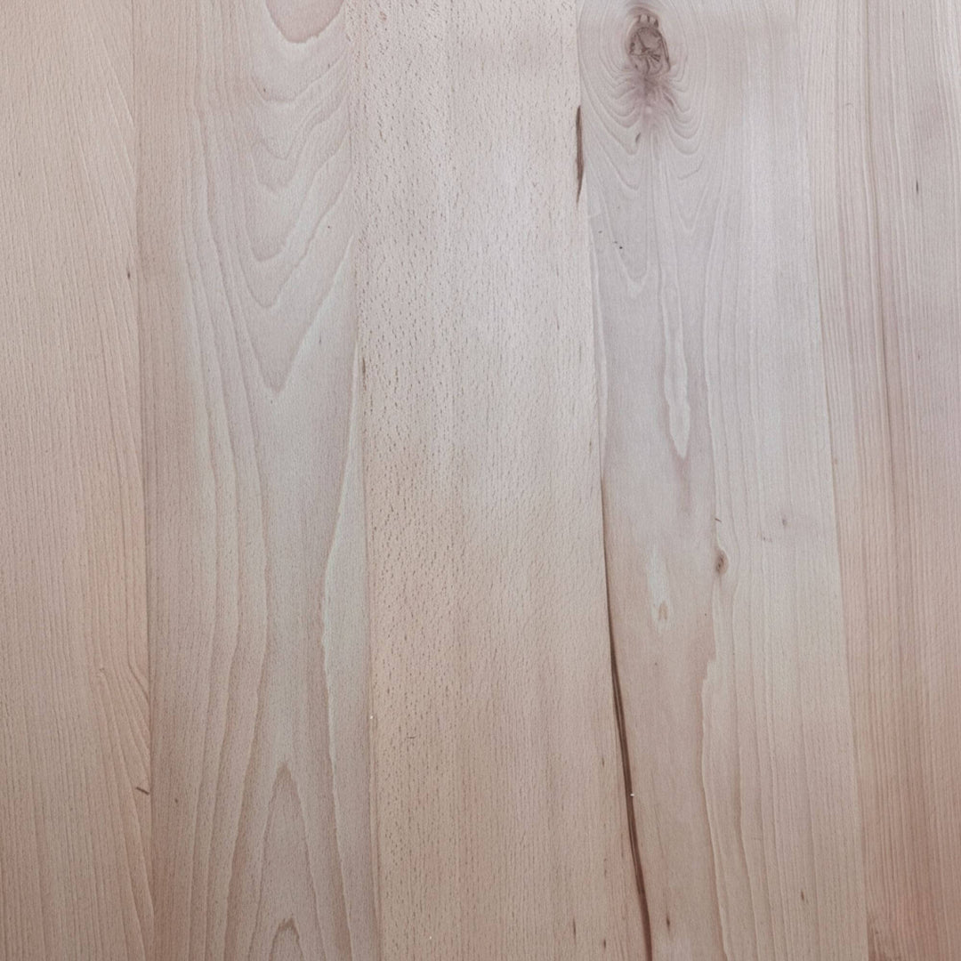 Detailed top-view close-up of the sycamore wood texture.