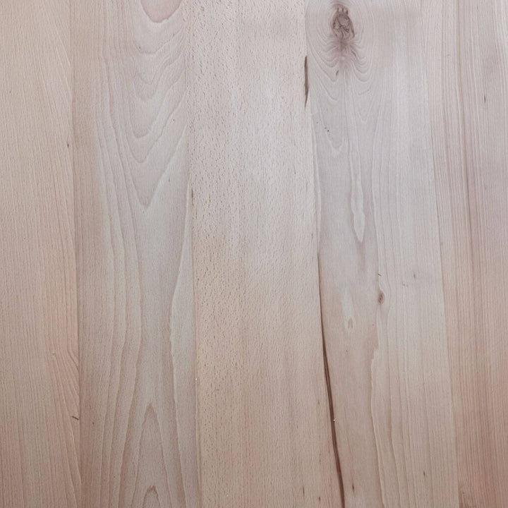 Detailed top-view close-up of the sycamore wood texture.