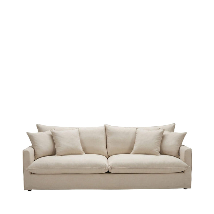 Alternate color variation of the Sicilia sofa showing its versatile neutral aesthetic.