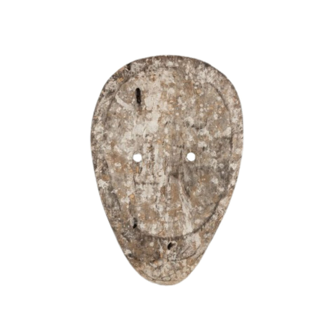 Back view highlighting the handcrafted texture and natural wood grain.