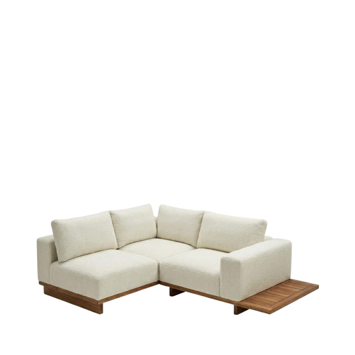 Corner module of the Tatami sofa showing the modular connection design.