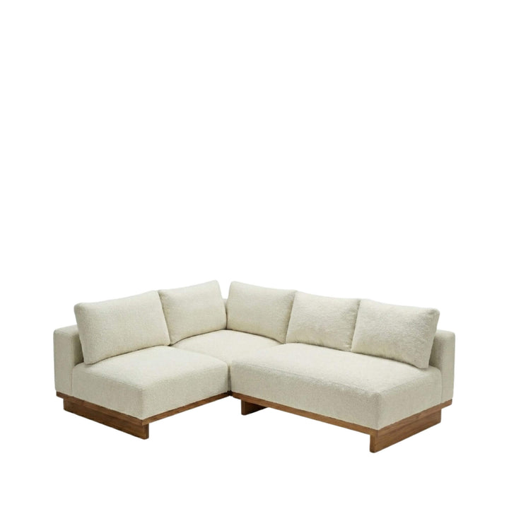 Corner module of the Tatami sofa showing the modular connection design.