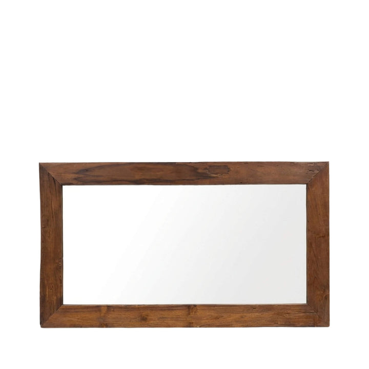TEAK WOOD MIRROR | 130X70CM