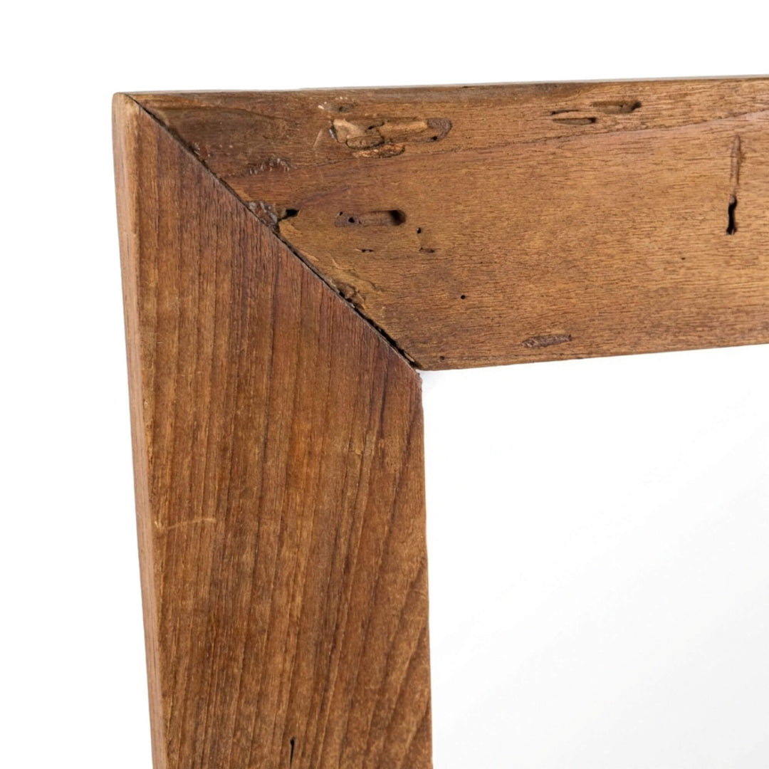 TEAK WOOD MIRROR | 130X70CM