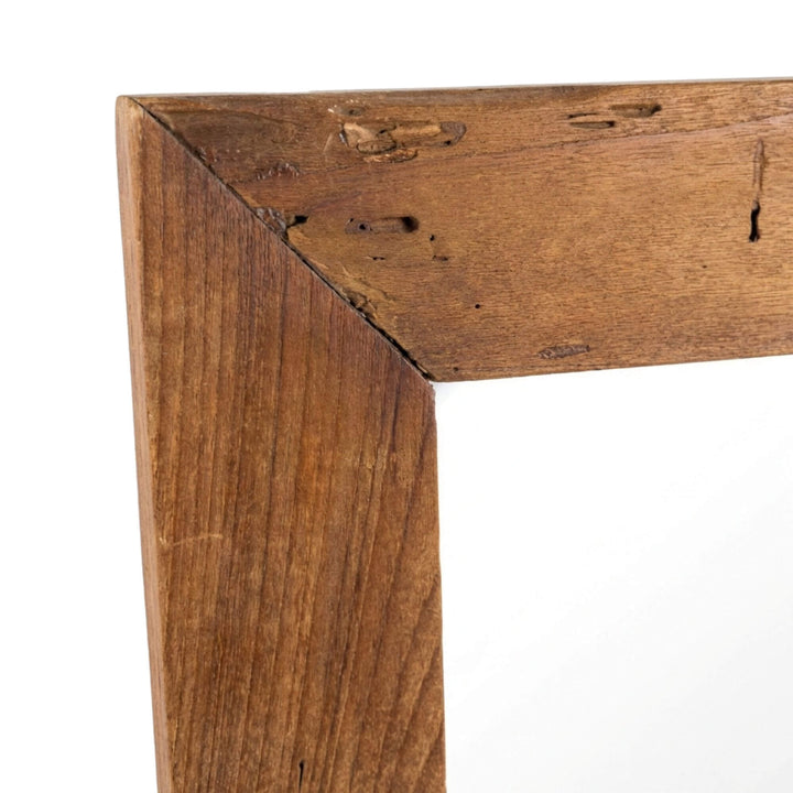 TEAK WOOD MIRROR | 130X70CM