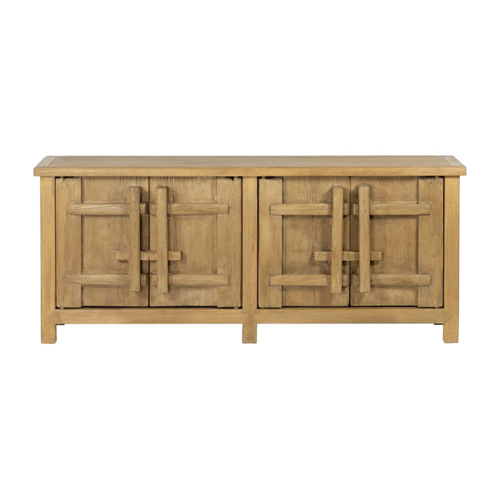 Tenggara Buffet with geometric design on a white background