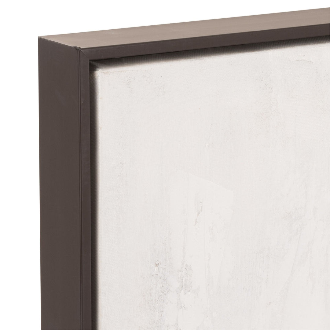 Close-up of the wooden frame on the Tomasa Painting.