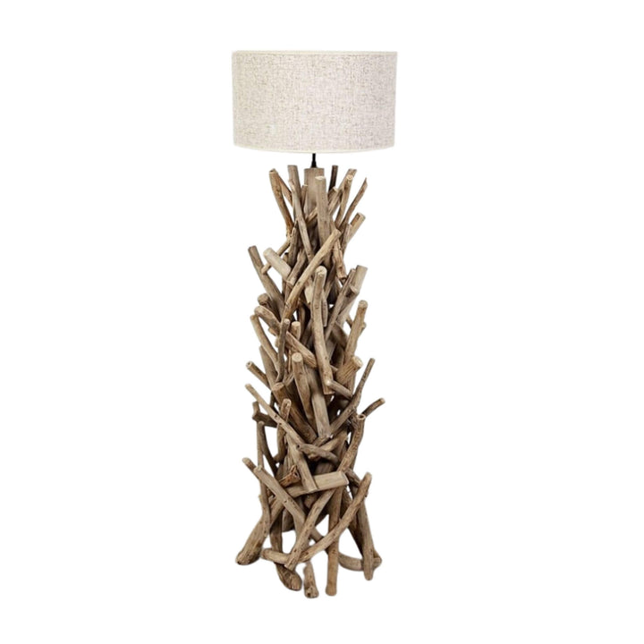 Front view of Tonga floor lamp on white background