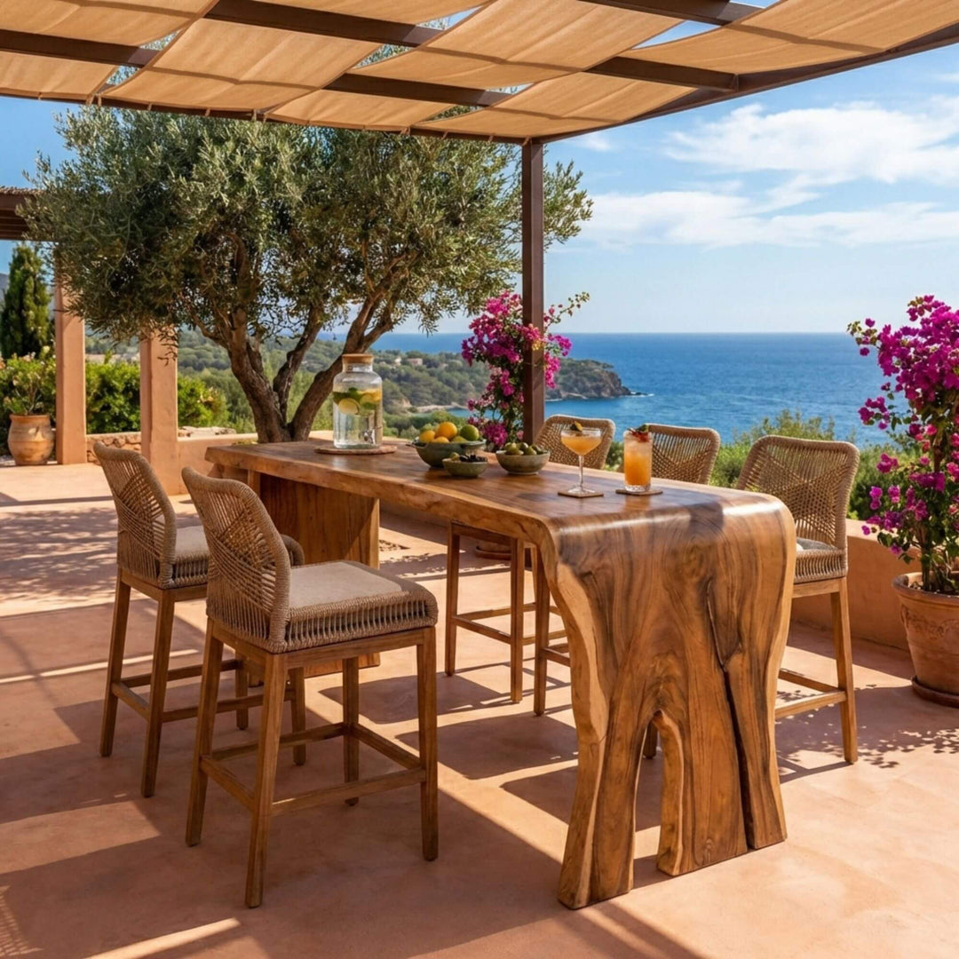 WAIKATO SUAR WOOD BAR TABLE | 385CM