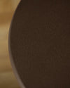 LUNA MICROCEMENT ROUND COFFEE TABLE  | BROWN
