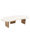 NILA MICROCEMENT ORGANIC COFFEE TABLE | 120X59.5X40CM
