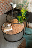 MANGO INDUSTRIAL ROUND COFFEE TABLE