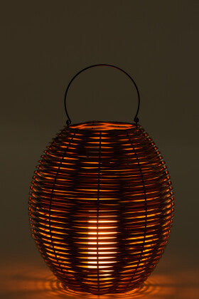 CANE LANTERN + LED CANDLE