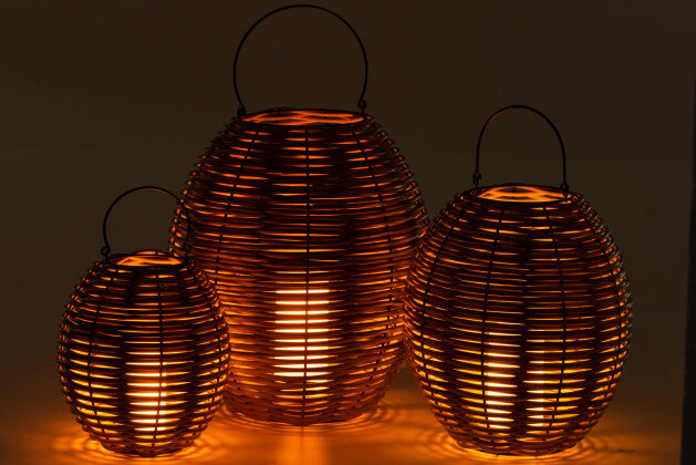 CANE LANTERN + LED CANDLE