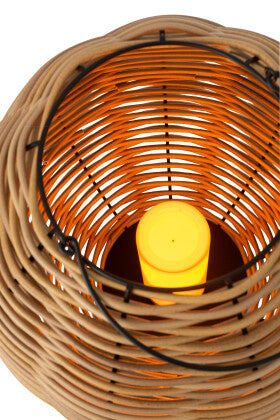 CANE LANTERN + LED CANDLE