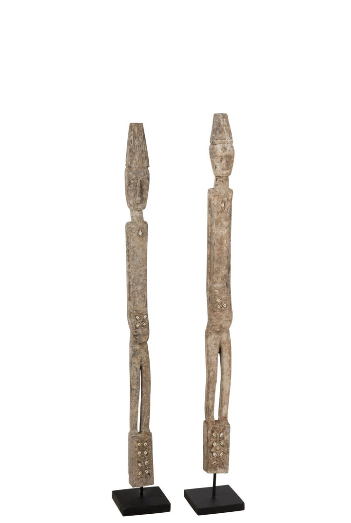 QUITOS WOOD SCULPTURE | "S" 120CM