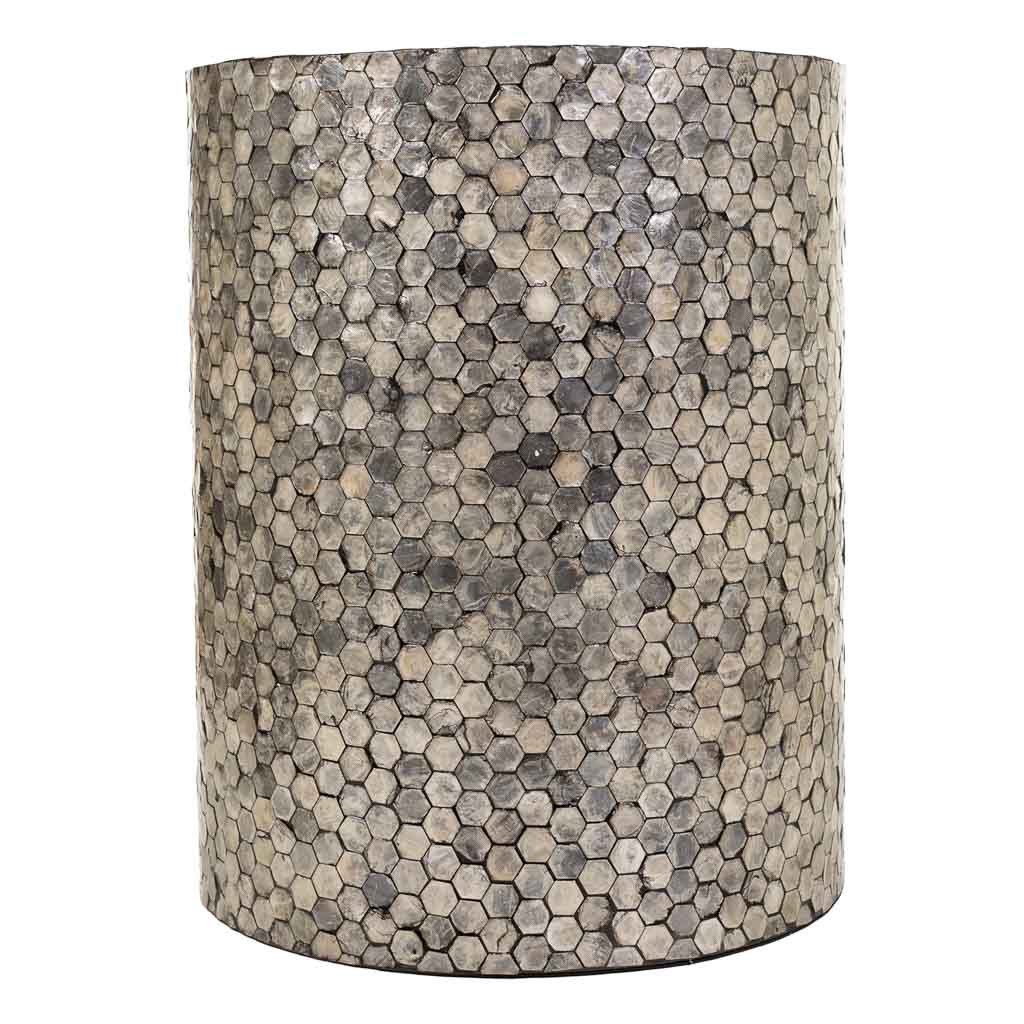 BRUMA STOOL-GREY CAPIZ