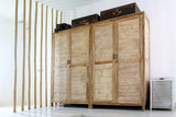 SHEREZADE - TEAK WOOD AND BAMBOO LAMINATION WARDROBE