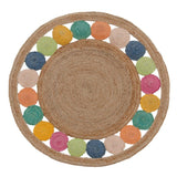 COLOR ANDALUCIA ROUND JUTE RUG 120