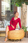 HYACINTH PUFF - NATURAL FIBER PUFF