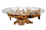 BINTAN - TEAK ROOT DINING TABLE