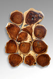 TARAWA - SUAR WOOD DISCS WALL DECO