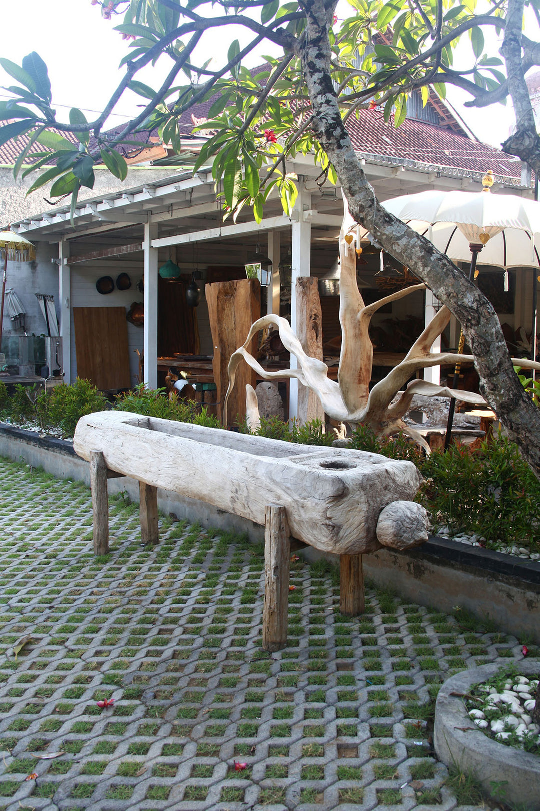 KABARUAN LUMPANG RECLAIMED TEAK WOOD PLANTER