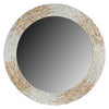 AMIRA MIRROR - BROWN CAPIZ