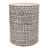 SAMIRA STOOL -GREY CAPIZ-