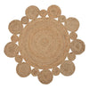 GRAZALEMA ROUND JUTE RUG 120