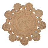GRAZALEMA ROUND JUTE RUG 120