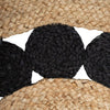 BLACK ANDALUCIA ROUND JUTE RUG 120