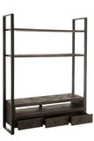 MANGO TV SHELF | BLACK 150X45X200CM