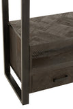 MANGO TV SHELF | BLACK 150X45X200CM