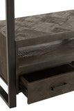 MANGO TV SHELF | BLACK 150X45X200CM