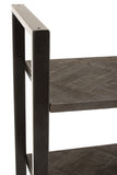 MANGO TV SHELF | BLACK 150X45X200CM
