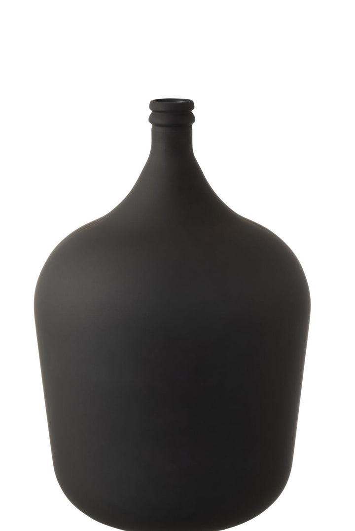 MATE SQUARE BLACK VASE