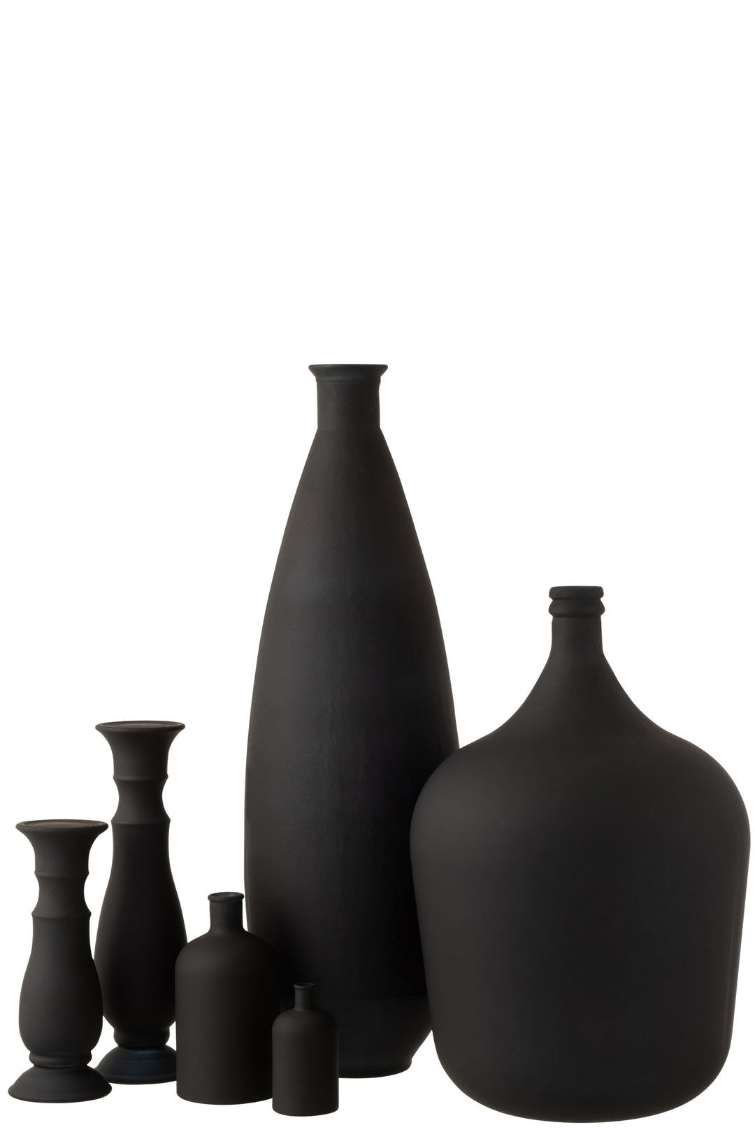MATE SQUARE BLACK VASE