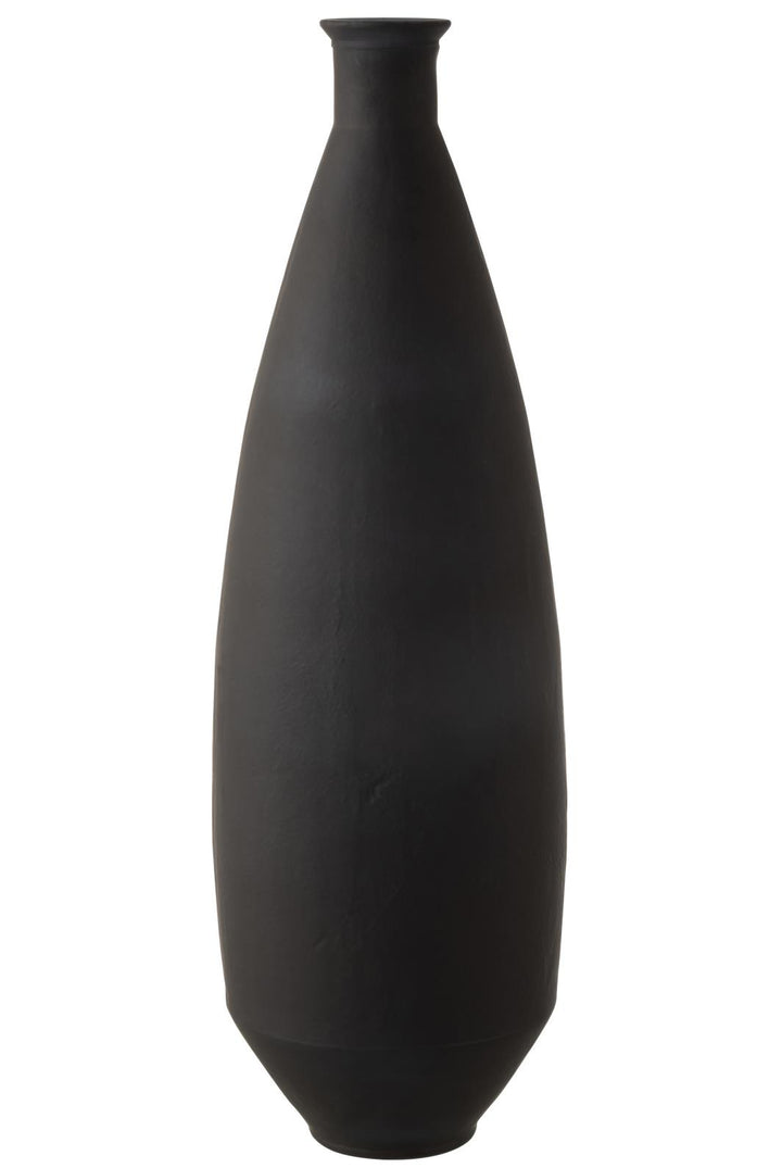 MATE OVAL BLACK VASE