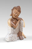 BUDDHA RESTING - WOODEN BUDDHA SCULPTURE