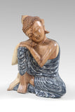 BUDDHA RESTING - WOODEN BUDDHA SCULPTURE