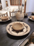 RANO KAU - RATTAN WOVEN PLATE - DECO "S"