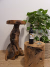 RURUTU - TEAK ROOT WOOD STOOL